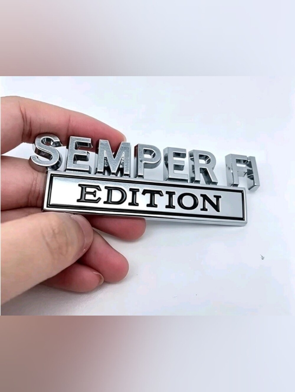 1 USMC Semper Fi Edition Badge Emblem Adhesive Backed For Vehicle Laptop Tablet